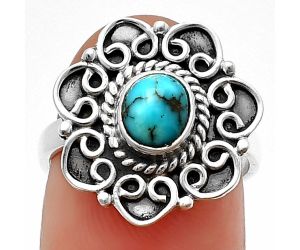Egyptian Turquoise Ring Size-6.5 SDR210126 R-1337, 5x6 mm