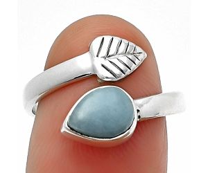 Angelite Ring Size-7 SDR210218, 7x9 mm