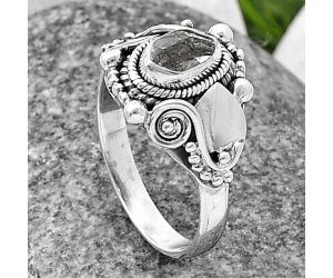 Herkimer Diamond Ring Size-7 SDR210556, 4x7 mm