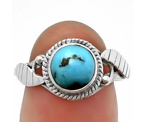 Egyptian Turquoise Ring Size-8 SDR210772 R-1405, 8x8 mm