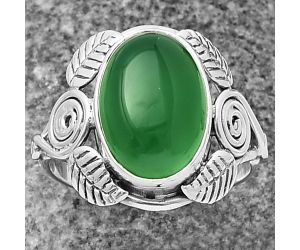 Southwest - Green Onyx Ring Size-8 SDR210866, 10x14 mm