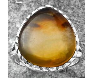 Montana Agate Ring Size-9 SDR213247 R-1074, 17x18 mm