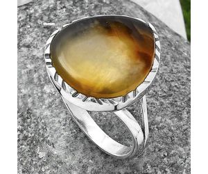 Montana Agate Ring Size-9 SDR213247 R-1074, 17x18 mm