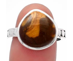 Outback Jasper Ring Size-8 SDR214702 R-1060, 13x13 mm