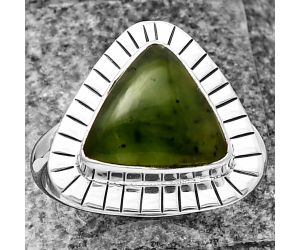 Chrome Chalcedony Ring size-9.5 SDR215767 R-1086, 12x12 mm