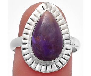Lavender Jade Ring size-9 SDR215781 R-1086, 9x15 mm