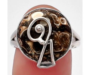 Turtella Jasper Ring size-8.5 SDR215936 R-1478, 15x15 mm