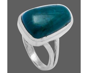 Azurite Chrysocolla Ring size-7 SDR216535 R-1002, 11x17 mm