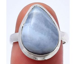 Blue Lace Agate Ring size-7.5 SDR216784 R-1007, 12x16 mm