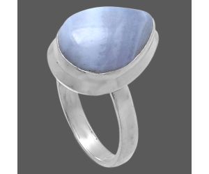 Blue Lace Agate Ring size-7.5 SDR216784 R-1007, 12x16 mm