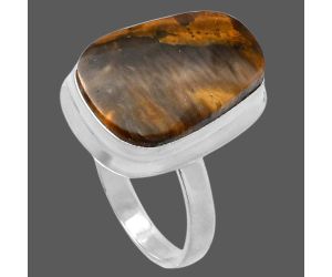 Rhyolite - Rainforest Jasper Ring size-7.5 SDR216824 R-1007, 13x18 mm