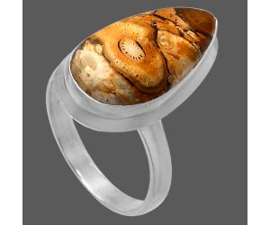 Rock Calcy Ring size-7 SDR216855 R-1007, 10x19 mm