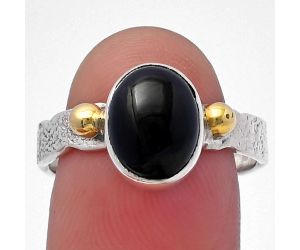 Black Onyx Ring size-9 SDR217029 R-1715, 8x10 mm