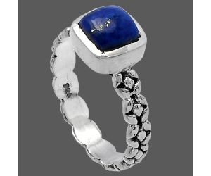 Lapis Lazuli Ring size-8 SDR217436 R-1063, 6x6 mm