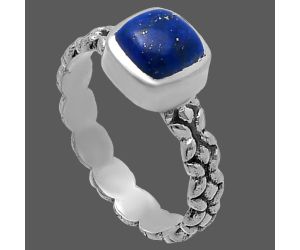 Lapis Lazuli Ring size-7 SDR217543 R-1063, 6x6 mm