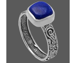 Lapis Lazuli Ring size-7 SDR217631 R-1061, 7x7 mm