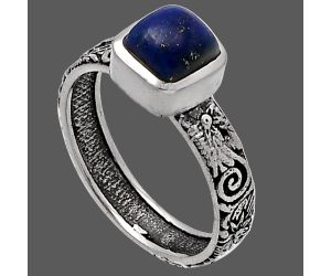 Lapis Lazuli Ring size-6 SDR217720 R-1061, 6x6 mm