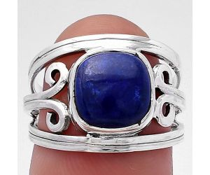 Lapis Lazuli Ring size-7 SDR219660 R-1132, 9x9 mm
