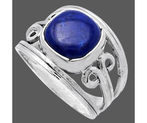 Lapis Lazuli Ring size-7 SDR219660 R-1132, 9x9 mm