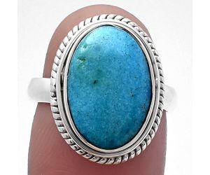 Azurite Chrysocolla Ring size-7 SDR219969 R-1009, 10x15 mm