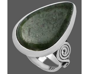 Serpentine Ring size-7.5 SDR220140 R-1094, 13x23 mm