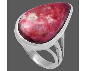 Pink Thulite Ring size-8 SDR221787 R-1006, 13x21 mm