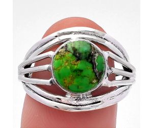 Green Matrix Turquoise Ring size-9 SDR221981 R-1330, 9x9 mm