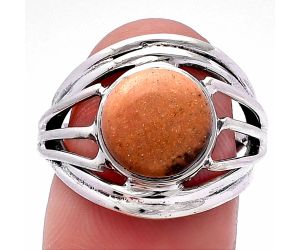 Indian Paint Gemstone Ring size-7 SDR222010 R-1330, 10x10 mm