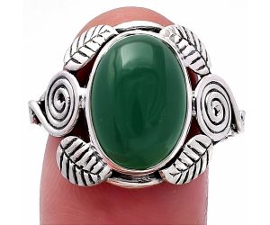 Southwest Design - Green Onyx Ring size-8.5 SDR222196 R-1352, 10x14 mm