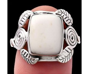 Southwest Design - White Opal Ring size-7.5 SDR222199 R-1352, 10x12 mm
