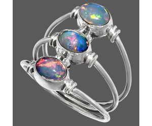 Ethiopian Opal Ring size-10 SDR222659 R-1566, 5x7 mm