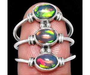 Ethiopian Opal Ring size-7 SDR222660 R-1566, 5x7 mm