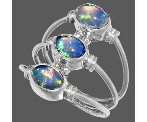 Ethiopian Opal Ring size-8 SDR222661 R-1566, 5x7 mm