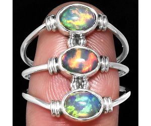 Ethiopian Opal Ring size-8 SDR222670 R-1566, 5x7 mm