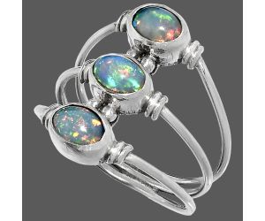 Ethiopian Opal Ring size-10 SDR222672 R-1566, 5x7 mm