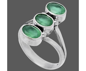 Green Onyx Ring size-7 SDR222818 R-1263, 5x7 mm