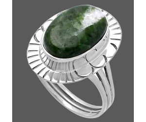 Serpentine Ring size-9 SDR223016 R-1432, 9x14 mm