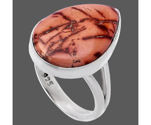 Indian Paint Gemstone Ring size-7 SDR223154 R-1002, 14x19 mm