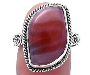 Lake Superior Agate Ring size-9 SDR223446 R-1067, 12x20 mm