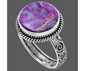 Copper Purple Turquoise Ring size-9 SDR223454 R-1067, 14x14 mm