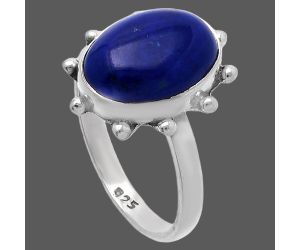 Lapis Lazuli Ring size-9 SDR224180 R-1268, 10x14 mm