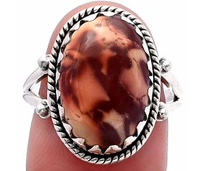 Indian Paint Gemstone Ring size-8 SDR224223 R-1474, 11x17 mm