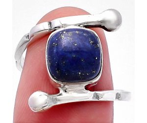 Lapis Lazuli Ring size-9 SDR225080 R-1546, 9x9 mm