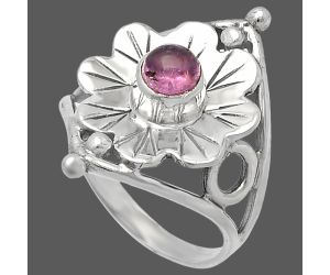 Floral - Natural Multi Tourmaline Ring size-7 SDR225363 R-1515, 5x5 mm
