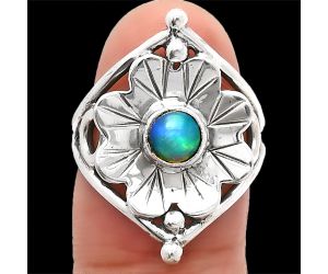 Floral - Ethiopian Opal Ring size-7 SDR225383 R-1515, 5x5 mm