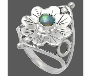 Floral - Ethiopian Opal Ring size-6 SDR225386 R-1515, 5x5 mm