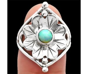 Floral - Ethiopian Opal Ring size-8 SDR225387 R-1515, 5x5 mm