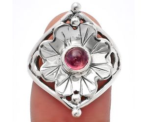 Floral - Natural Multi Tourmaline Ring size-9 SDR225417 R-1515, 5x5 mm