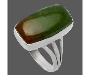 Chrome Chalcedony Ring size-9 SDR225467 R-1003, 11x19 mm