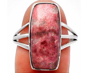 Pink Thulite Ring size-9 SDR225517 R-1003, 9x20 mm